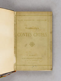 Nouveaux Contes Cruels [ Edition originale ]