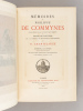 Mémoires de Philippe de Commynes.. COMMYNES, Philippe de ; CHANTELAUZE, R.
