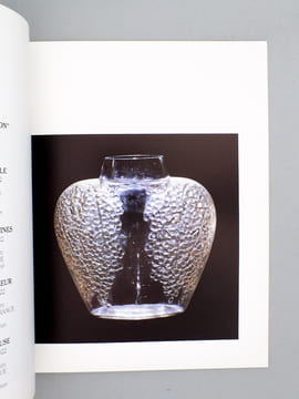 René Lalique - 100 vases , Exposition du 4 novembre au 3 décembre 1988. LALIQUE, René [ 1860-1945 ]; DORIA [ Galerie d'Art, Paris ]
