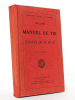 Manuel de Tir du Canon de 75, Mle 97 , Approuvé le 21 décembre 1941. Secrétariat d'Etat à la Guerre