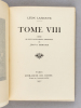 Tome VIII [ Edition originale ]. LASCOUTX, Léon ; MERCIER, Jean-A.