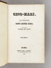 Cinq-Mars, ou Une Conjuration sous Louis XIII (2 Tomes - Complet) [ Edition originale ]. VIGNY, Comte Alfred de
