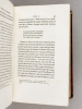 Histoire de la Vie et des Ouvrages de J. de La Fontaine. WALCKENAER, C. A.