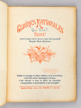 Gloires Nationales. Qui Vive ? France ! Partout dans les épreuves comme dans la Prospérité, Grande, Forte, Généreuse [ Avec 25 Planches : ] Jeanne ...