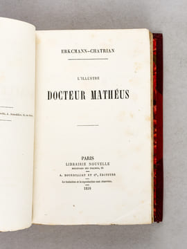 L'Illustre Docteur Mathéus [ Edition originale ]. ERCKMANN-CHATRIAN