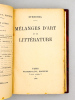 Mélanges d'Art et de Littérature. STENDHAL