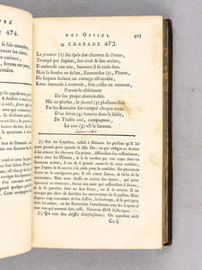 Manuel des Oisifs, Contenant sept cent folies & plus, avec des notes, que plusieurs ont oubliées, & que beaucoup ignorent, ou Charades. Tome Second [ Tome 2 seul ]