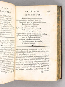 Manuel des Oisifs, Contenant sept cent folies & plus, avec des notes, que plusieurs ont oubliées, & que beaucoup ignorent, ou Charades. Tome Second [ Tome 2 seul ]