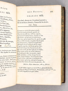 Manuel des Oisifs, Contenant sept cent folies & plus, avec des notes, que plusieurs ont oubliées, & que beaucoup ignorent, ou Charades. Tome Second [ Tome 2 seul ]