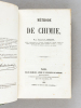 Méthode de Chimie [ Edition originale ]. LAURENT, Auguste ; (BIOT, Jean-Baptiste)