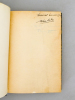 Le contrôle analytique dans l'industrie chimique minérale [ exemplaire dédicacé par l'auteur ]. SANFOURCHE, A. [ SANFOURCHE, Adrien-André (1888-1956) ...