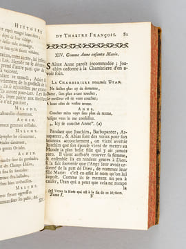 Histoire du Théatre François, depuis son Origine jusqu'à présent, Avec la Vie des plus Célèbres Poëtes Dramatiques, un Catalogue exact de leurs ...