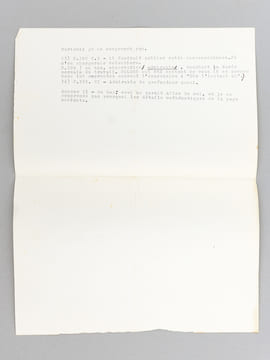 Lettre autographe de Jacques Rueff, répondant à un courrier du Professeur Georges-Henri Bousquet, probablement à propos d'une éventuelle réédition de ...