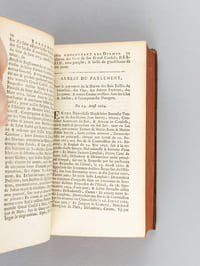 Code des Curés, ou Nouveau Recueil des Règlemens (Tome I) Concernant les Dixmes, les Portions Congruës ; les Fonctions, Droits, Honneurs, Exemptions & Privilèges des Curés, Vicaires perpetuels, Vicaires amovibles & autres Beneficiers, & la Juridiction Ecclesiastique.