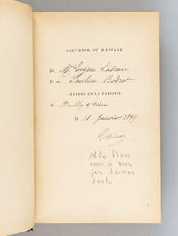 Souvenir de Mariage. Ouvrage honoré de la Bénédiction du Saint-Père
