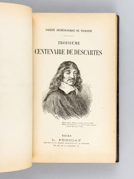 [ Recueil d'articles relatifs à la Famille de Descartes ] Notice sur la famille Descartes, par M. l'abbé Lalanne [ Avec : ] Origines tourangelles de ...