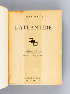 L'Atlantide. BENOIT, Pierre ; FOUQUERAY, Charles (ill.)