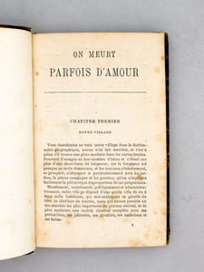 On meurt parfois d'amour
