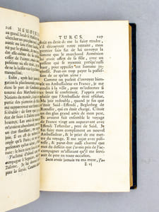 Mémoires turcs, ou histoire galante de deux turcs, pendant leur séjour en France ( 2 tomes reliés en un vol., complet )