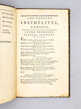 Les fausses infidélités , comédie en un acte et en vers, par M. Barthe de l'Académie de Marseille, représentée par les Comédiens Français, ordinaires ...