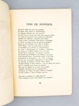 [ Lot de 2 livres sur les vins, dédicacés par l'auteur ] Monbazillac , Hosanna de Topaze ; Bordeaux, Rose des vins. GOT, Armand ; GERMAIN, Rodolphe ...