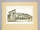 Milano , Le colonne di San Lorenzo - stampa litografica di Walter Gautschi. GAUTSCHI, Walter