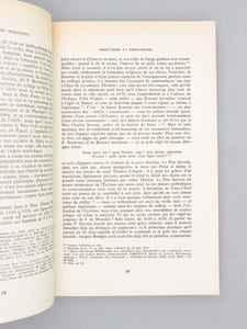 [ Lot de 3 livres sur Jean-Baptiste Bossuet ] L'Humanisme de Bossuet ( 2 tomes, complet) ; Platon et Aristote, notes de lecture transcrites et publiées par Thérèse Goyet [ exemplaires dédicacés par l'auteur, avec lettre ms. de suggestions pour un compte-rendu et courrier de demande de compte-rendu]
