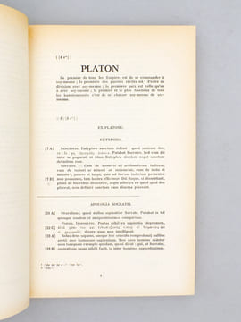 [ Lot de 3 livres sur Jean-Baptiste Bossuet ] L'Humanisme de Bossuet ( 2 tomes, complet) ; Platon et Aristote, notes de lecture transcrites et ...
