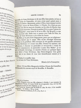 Lettres choisies. BEATRIX DE LA CONCEPTION ; (SEROUET Pierre)