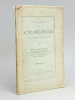 Etude expérimentale sur les Actes Mécaniques du Vomissement [ Edition originale - Livre dédicacé par l'auteur ]. ARNOZAN, Charles-Louis-Xavier