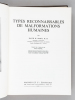Types reconnaissables de malformations humaines.. SMITH, David