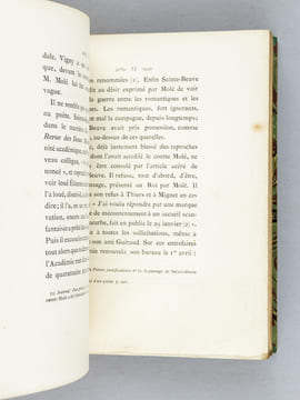 A. de Vigny et Charles Baudelaire candidats à l'Académie Française. Etude par Etienne Charavay. CHARAVAY, Etienne