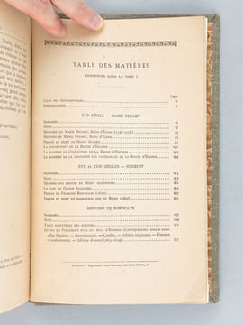 Les dessous de l'Histoire. Curiosités judiciaires, administratives, politiques et littéraires (2 Tomes - Complet). [ Contient : ] XVIe siècle. Marie ...