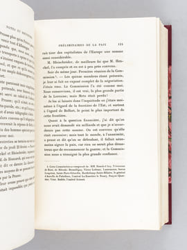 Notes et Souvenirs de M. Thiers (1870-1873) Voyage diplomatique - Proposition d'un Armistice - Préliminaires de la Paix - Présidence de la République ...