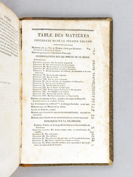 Oeuvres complètes de Duclos (3 Tomes - Complet) Tome 1 : Considérations sur les Moeurs de ce siècle - Remarques sur la Grammaire - Considérations ...