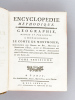 Encyclopédie Méthodique. Géographie. Tome Troisième.. Collectif