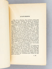L'Ecole ménagère Sainte-Elisabeth de Carspach. Ses origines et sa première vie. [ Edition originale ]