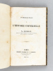 Introduction à l'Histoire Universelle [ Edition originale ]. MICHELET, Jules