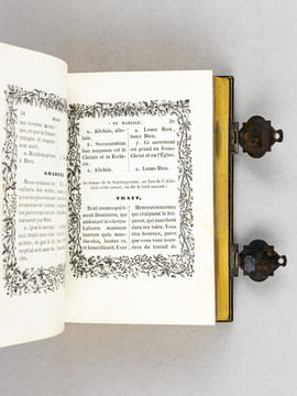 Livre du Mariage contenant les Cérémonies et la Messe du Mariage, les Cérémonies du Baptême, la Messe des Relevailles, avec des Lectures édifiantes ...