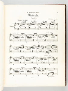 Piano récréations [ recueil composite de partitions pour piano, dont Sérénade, caprice de concert pour piano (Bellivier) ; Air de Ballet (H. Bellivier) ; La Primavera (Louis Dessaux) ; Valse bleue pour piano (Afred Margis) ; (de Lakmé) La cabane - Le dieu de la jeunesse ; Ronde des petits Pierrots ; La Paloma (Yradier) ; (du Prophète, de Meyerbeer) Marche du Sacre ; Bonheur fragile, Valse pour Piano (Thibaut Boyer) ; Amoureuse, valse très lente (Rodolphe Berger) ; (de Mignon par A. Thomas) ; etc. ]