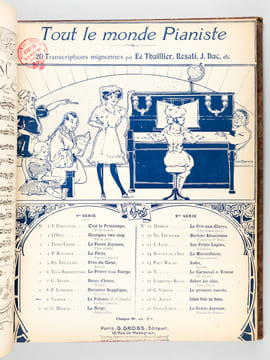Piano récréations [ recueil composite de partitions pour piano, dont Sérénade, caprice de concert pour piano (Bellivier) ; Air de Ballet (H. ...