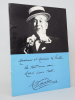 Maurice Chevalier " 80 berges " [ plaquette du spectacle au Théâtre des Champs-Elysées, concluant sa tournée d'adieux, en Octobre 1968 ]. CHEVALIER, ...