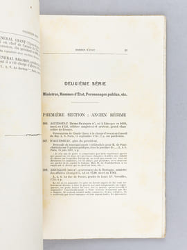 Collection Dentu. Autographes. Tome Ier Fascicules I et II Séries I et II : Souverains. Hommes d'Etat. Hommes d'Etat XIXe siècle 1800-1870 ...