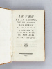 Le Voeu de la Raison, pour les Paroisses, les Curés et les Pauvres, à Louis XVI, dans l'Assemblée des Notables de son Royaume [ Edition originale ]. ...