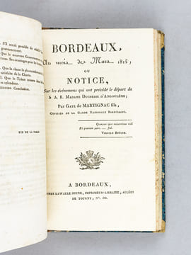 De Buonaparte et des Bourbons, et de la Nécessité de se rallier à nos Princes légitimes, pour le Bonheur de la France et celui de l'Europe. Seconde ...