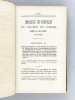 Marques de fabrique du Musée de Nîmes publiées en fac-simile [ Avec : ] Notes sur l'expression antique de la Contenance d'un Oenochoé du Musée de ...