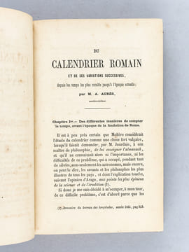 Mémoires de l'Académie du Gard. Novembre 1869 - Août 1870 [ Contient notamment : ] De calendrier romain et de ses variations successives, depuis les ...
