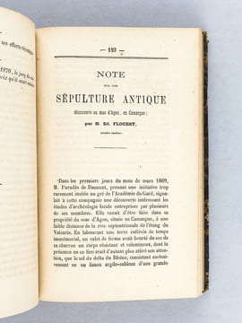 Mémoires de l'Académie du Gard. Novembre 1869 - Août 1870 [ Contient notamment : ] De calendrier romain et de ses variations successives, depuis les ...