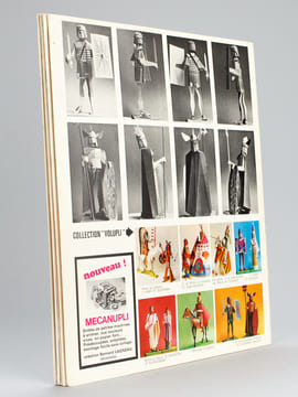 Album-Maquette Volupli. (Lot de 4 numéros) Costumes civils, militaires, régionaux ; tous les pays et tous les temps. N° 5 : France Xve siècle : Dame ...