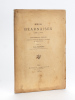 Moeurs Béarnaises 1335 à 1550. Renseignement singuliers Extraits des Minutes des Notaires du Département des Basses-Pyrénées. [ Edition originale ]. ...